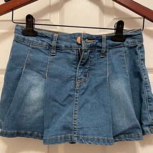 beautees Denimn Pleated Skort-Girls Size 12